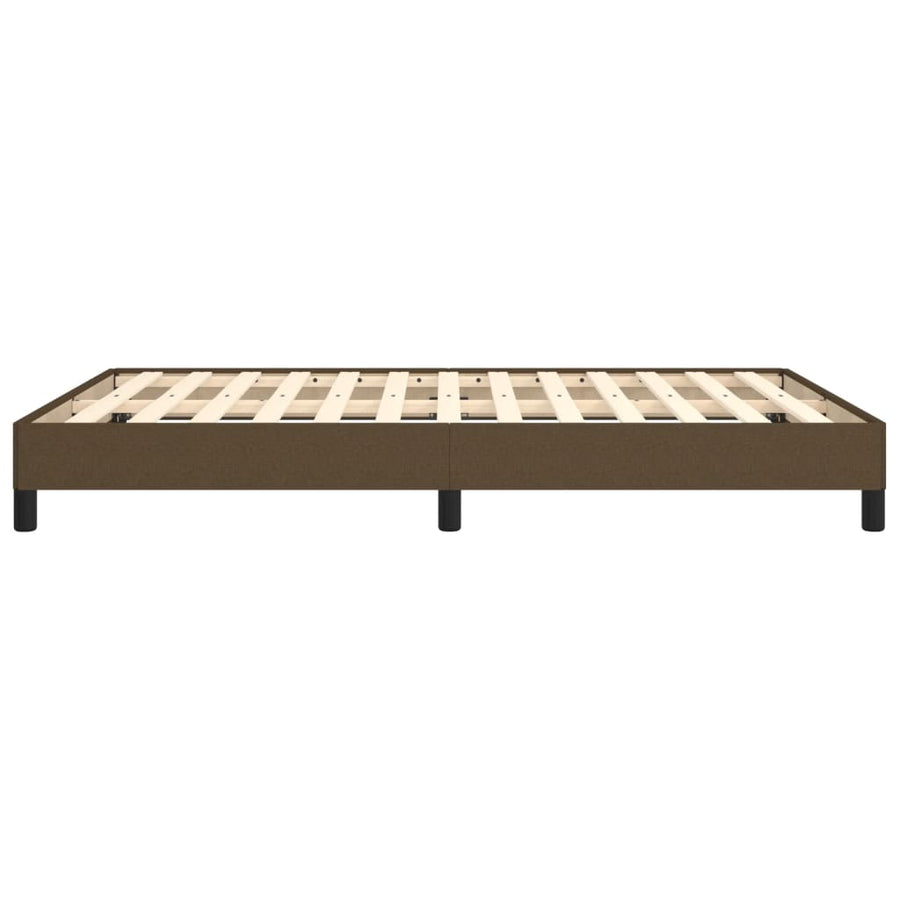 Bedframe Stof Donkerbruin 140 x 190 cm 25 cm