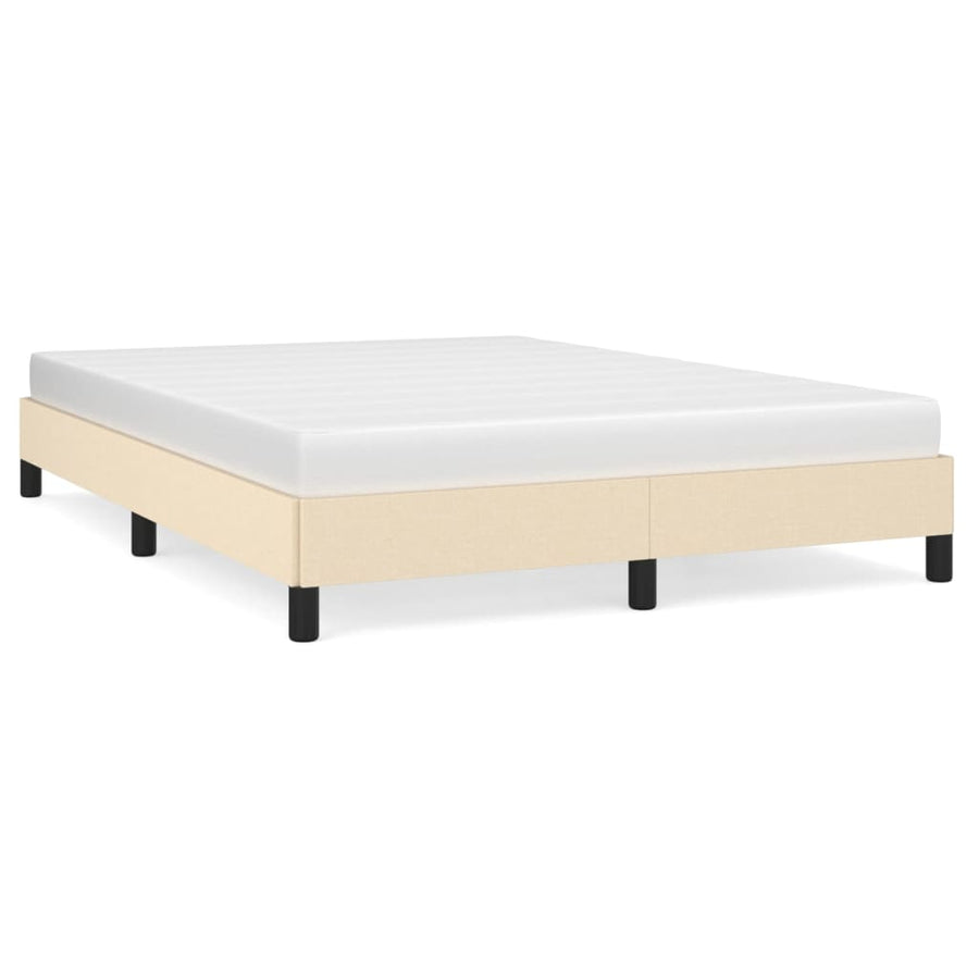 Bedframe Stof Kleurig Crème 140 x 190 cm 25 cm