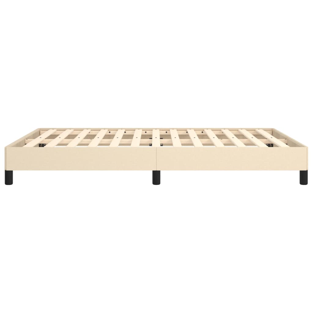 Bedframe Stof Kleurig Crème 140 x 190 cm 25 cm