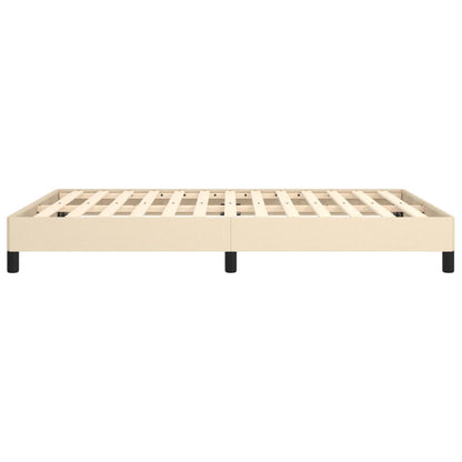 Bedframe Stof Kleurig Crème 140 x 190 cm 25 cm