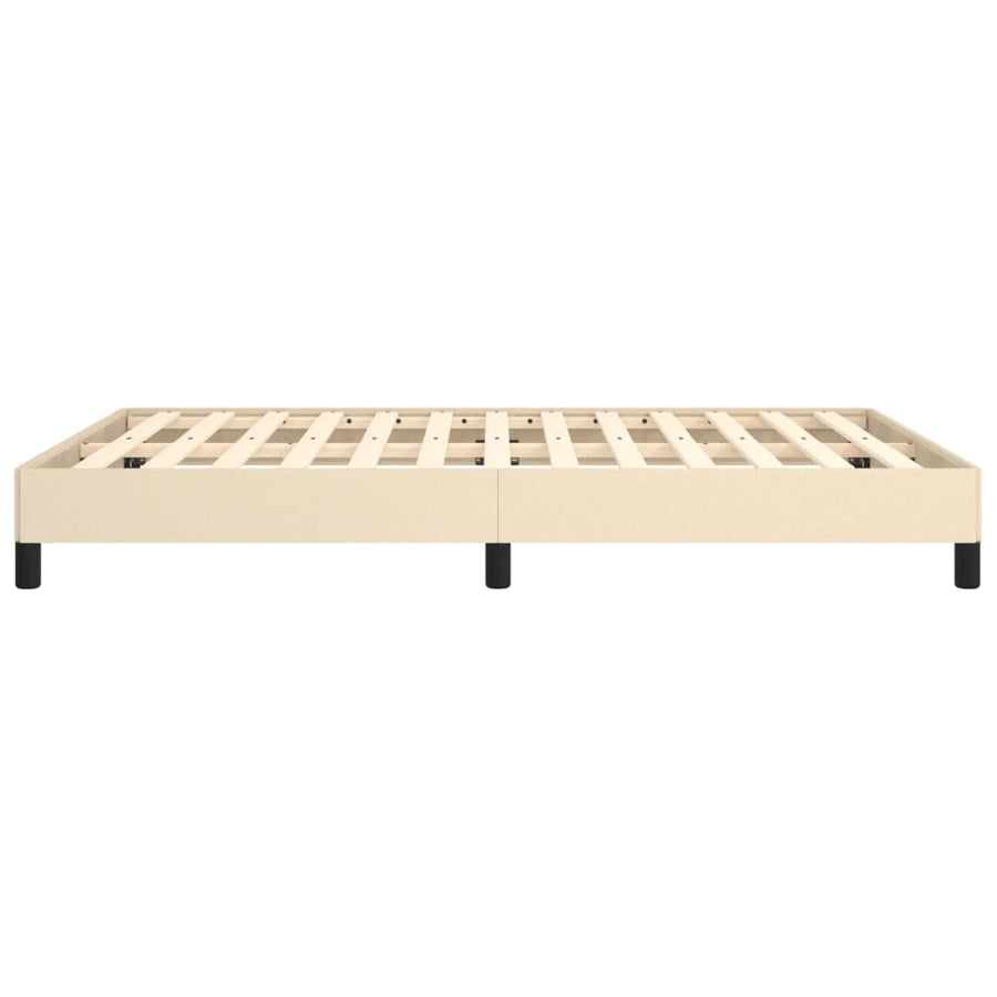 Bedframe Stof Kleurig Crème 140 x 190 cm 25 cm
