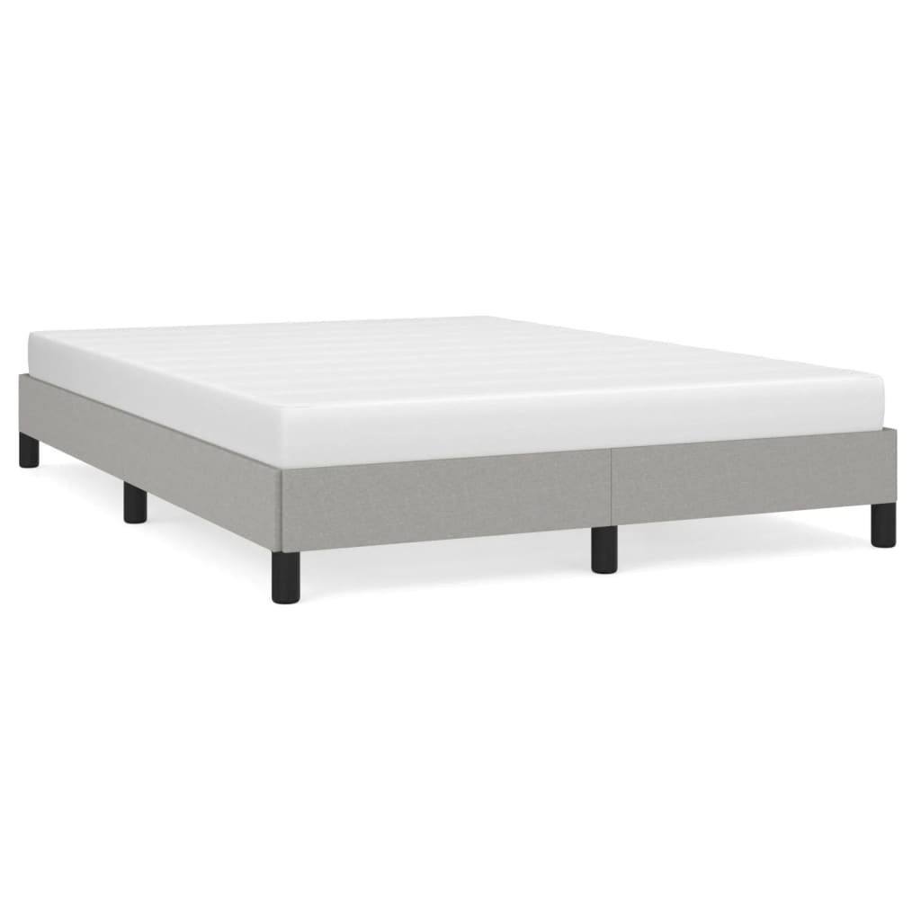 Bedframe Stof Lichtgrijs 140 x 200 cm 25 cm