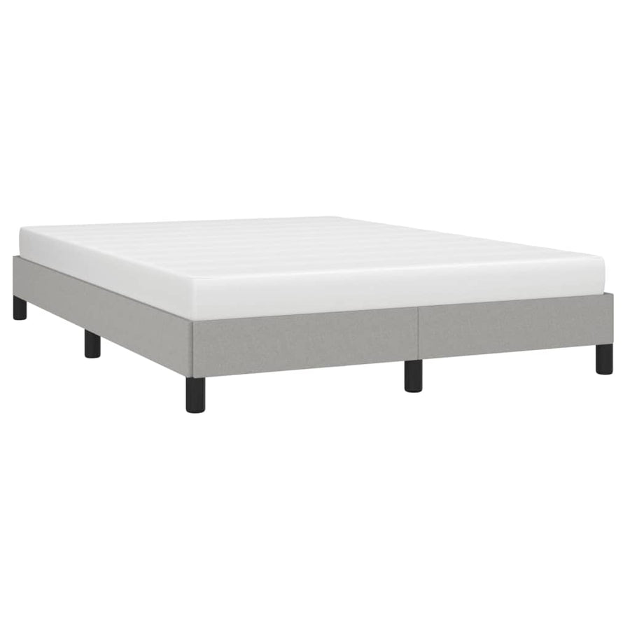 Bedframe Stof Lichtgrijs 140 x 200 cm 25 cm