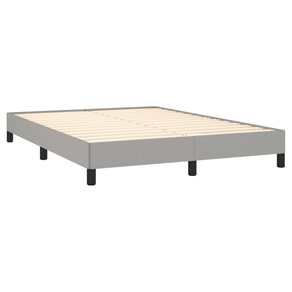 Bedframe Stof Lichtgrijs 140 x 200 cm 25 cm