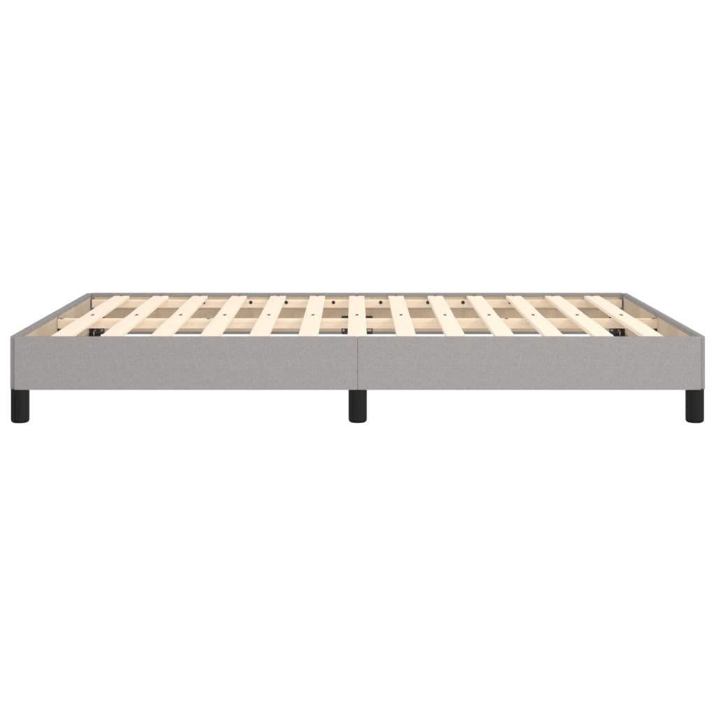 Bedframe Stof Lichtgrijs 140 x 200 cm 25 cm