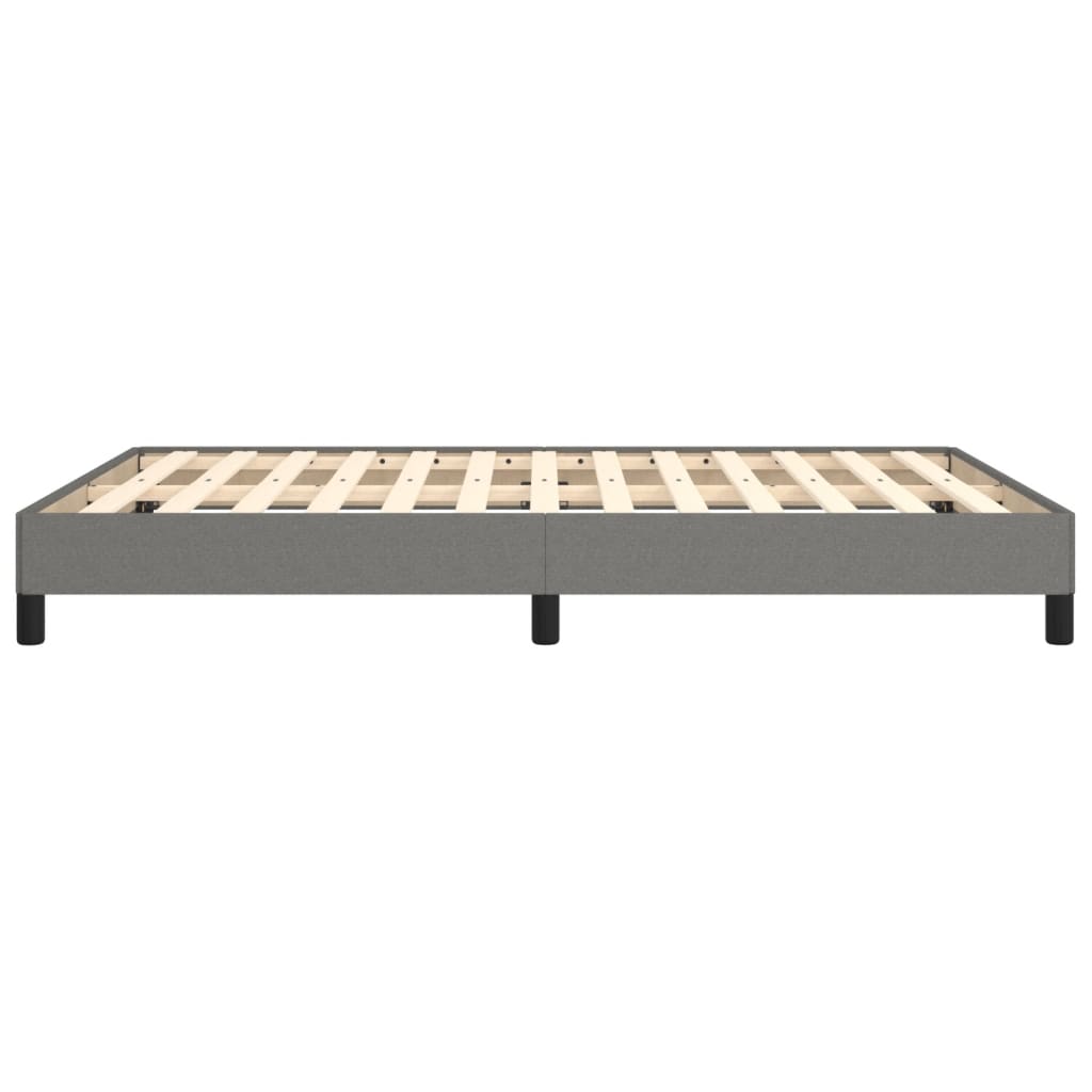 Bedframe Stof Donkergrijs 140 x 200 cm 25 cm