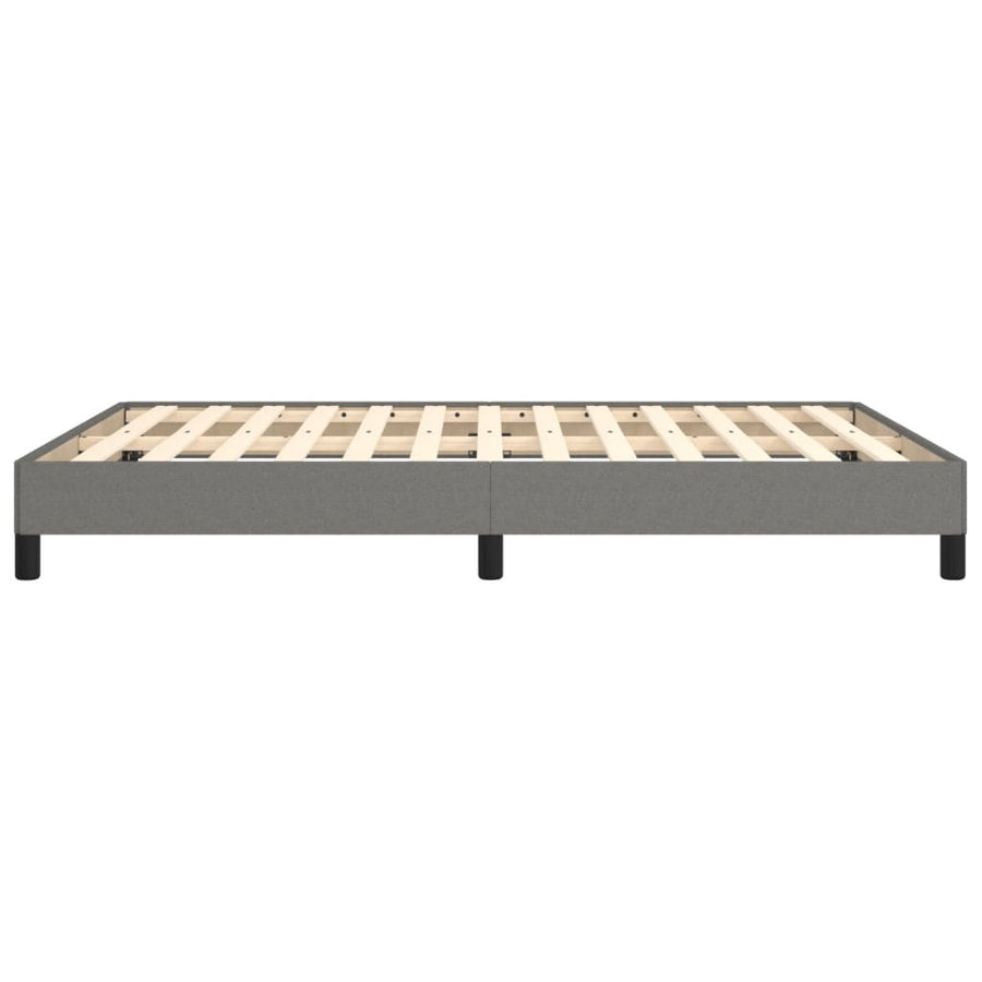 Bedframe Stof Donkergrijs 140 x 200 cm 25 cm