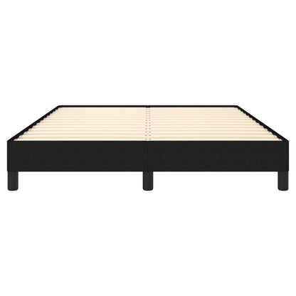 Bedframe Stof Zwart 140 x 200 cm 25 cm
