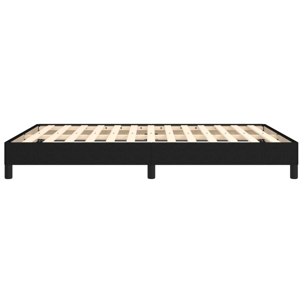 Bedframe Stof Zwart 140 x 200 cm 25 cm
