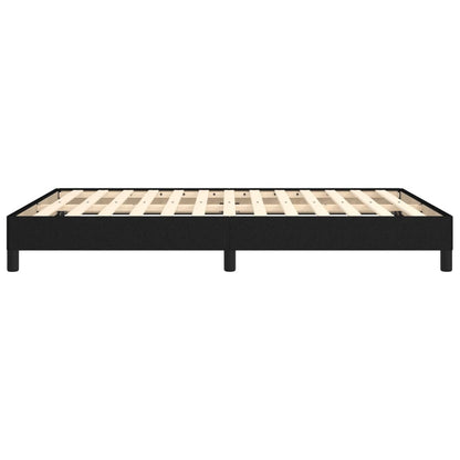 Bedframe Stof Zwart 140 x 200 cm 25 cm