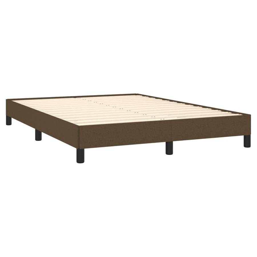 Bedframe Stof Donkerbruin 140 x 200 cm 25 cm