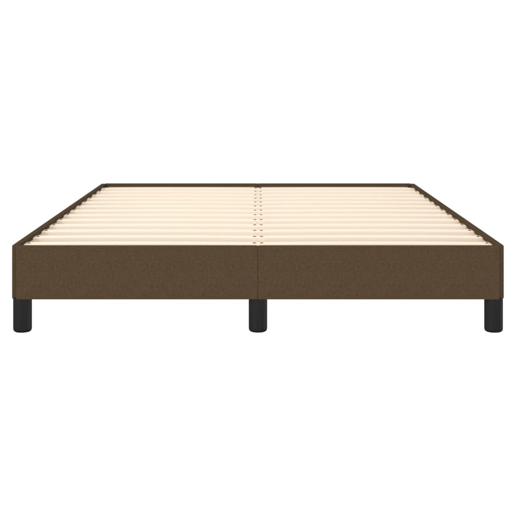 Bedframe Stof Donkerbruin 140 x 200 cm 25 cm