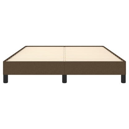 Bedframe Stof Donkerbruin 140 x 200 cm 25 cm