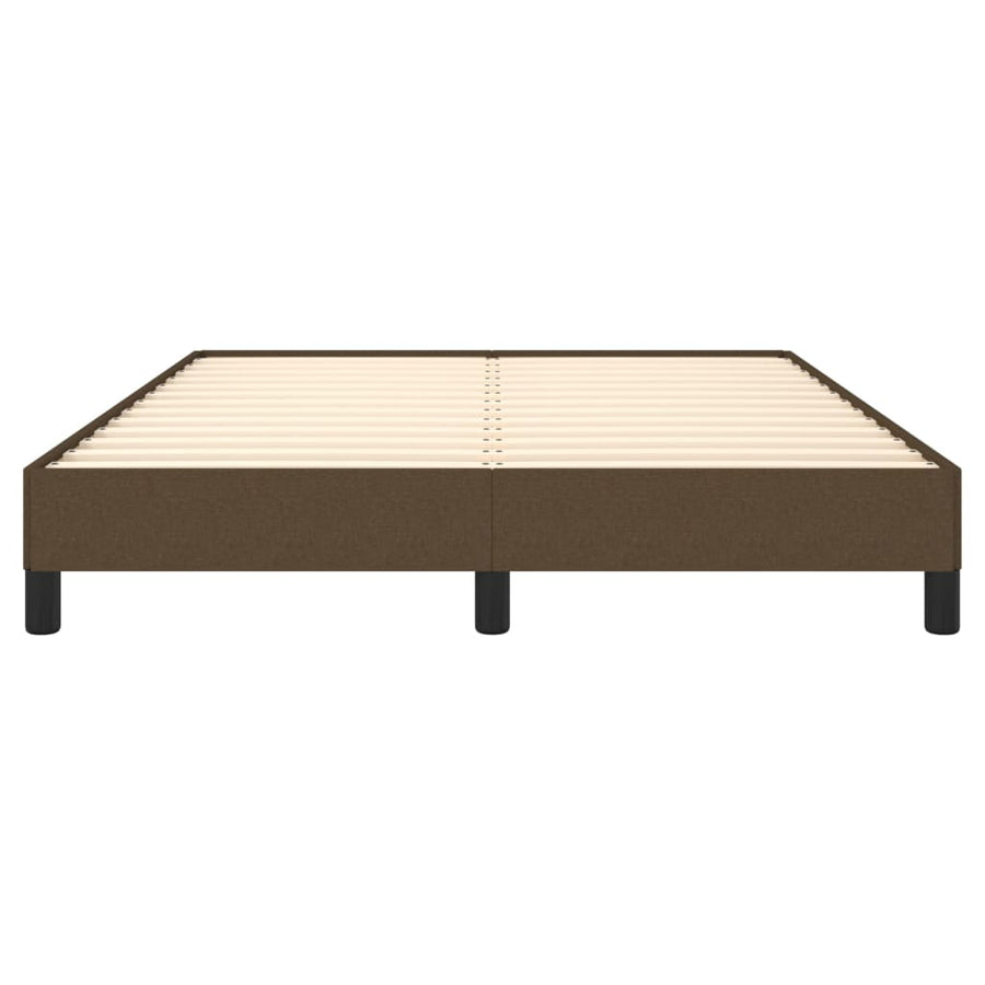 Bedframe Stof Donkerbruin 140 x 200 cm 25 cm