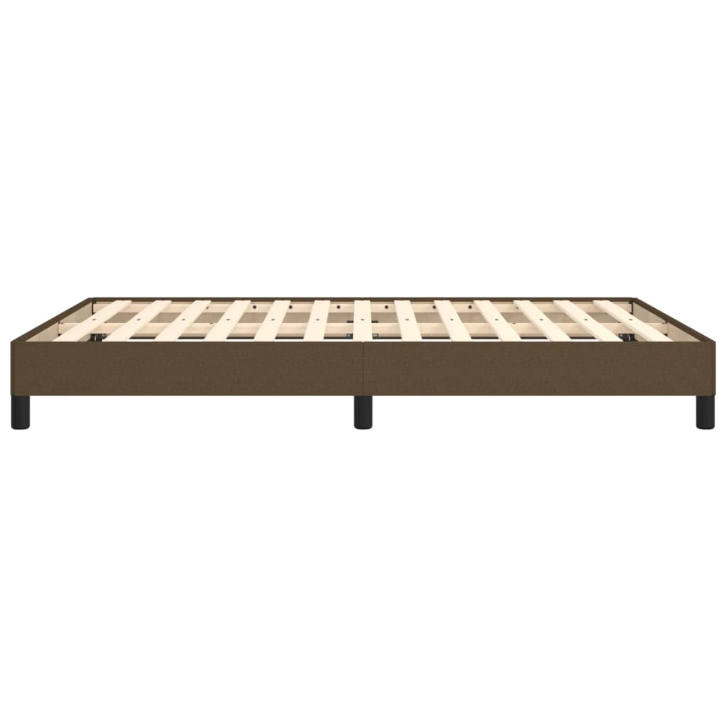 Bedframe Stof Donkerbruin 140 x 200 cm 25 cm