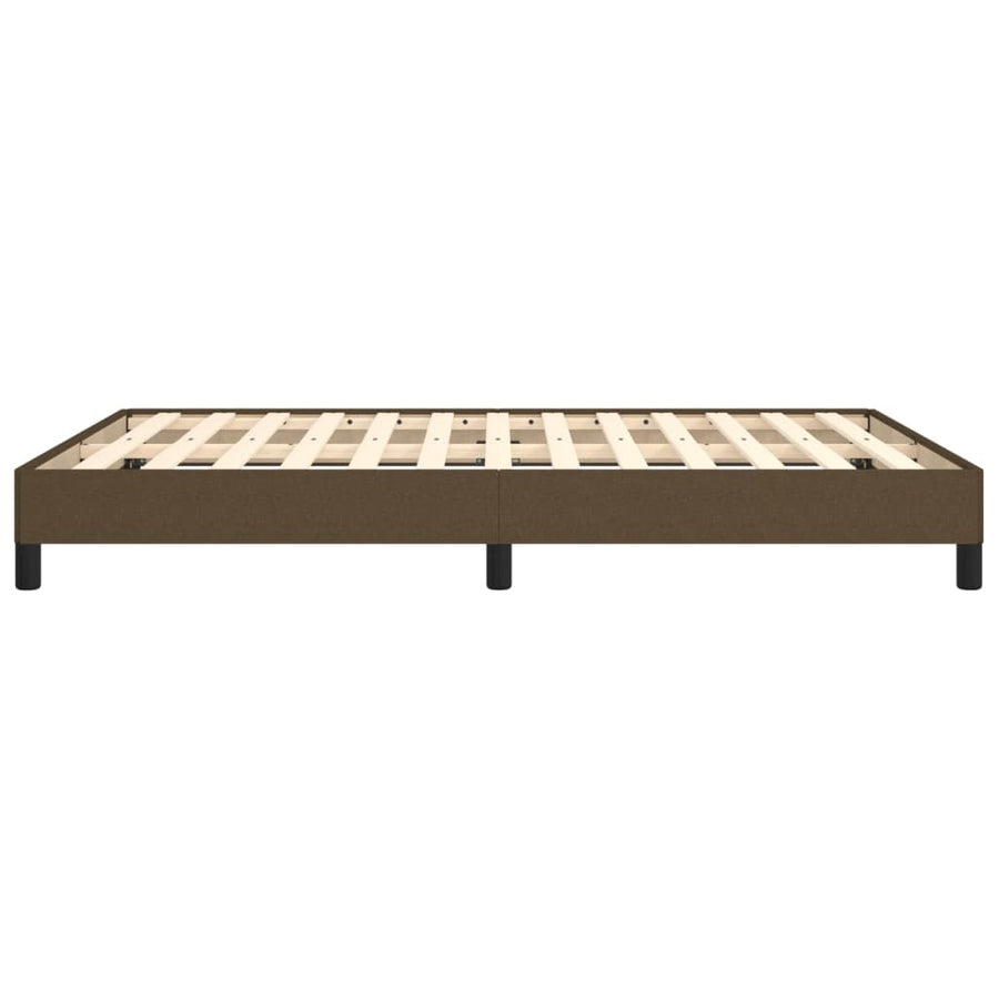Bedframe Stof Donkerbruin 140 x 200 cm 25 cm
