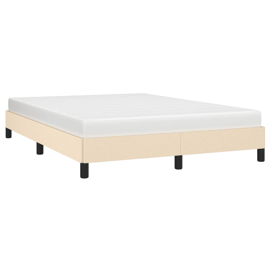 Bedframe Stof Kleurig Crème 140 x 200 cm 25 cm