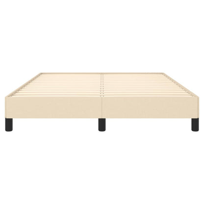 Bedframe Stof Kleurig Crème 140 x 200 cm 25 cm