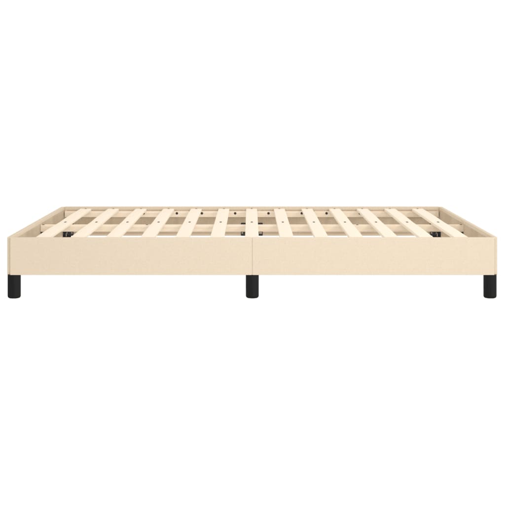 Bedframe Stof Kleurig Crème 140 x 200 cm 25 cm