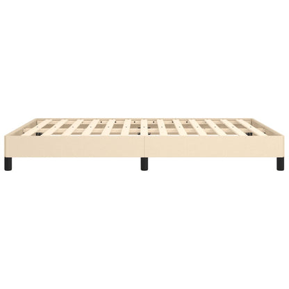 Bedframe Stof Kleurig Crème 140 x 200 cm 25 cm