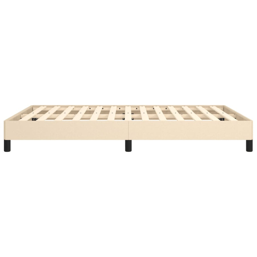 Bedframe Stof Kleurig Crème 140 x 200 cm 25 cm