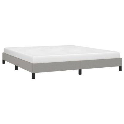 Bedframe Stof Lichtgrijs 160 x 200 cm 25 cm