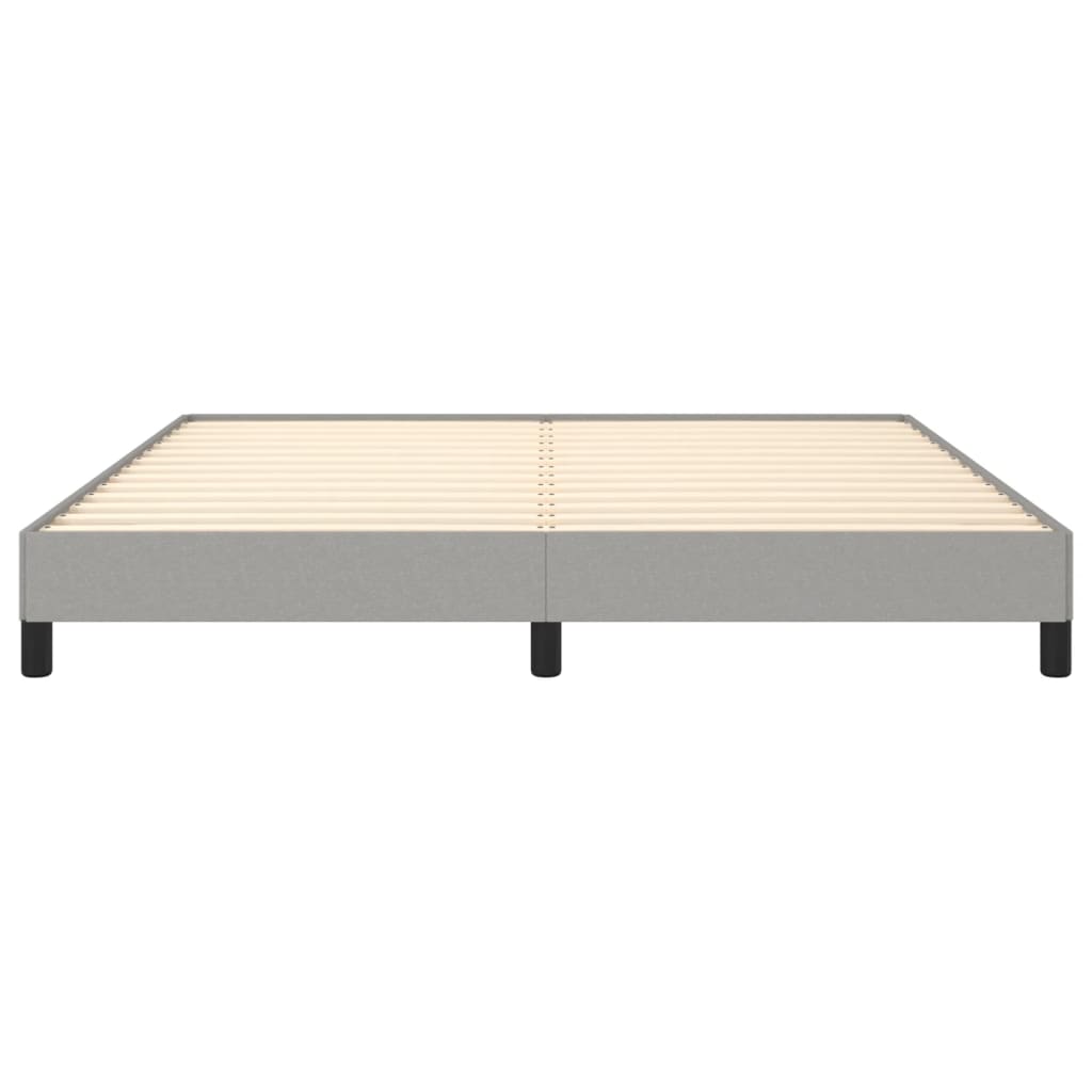 Bedframe Stof Lichtgrijs 160 x 200 cm 25 cm