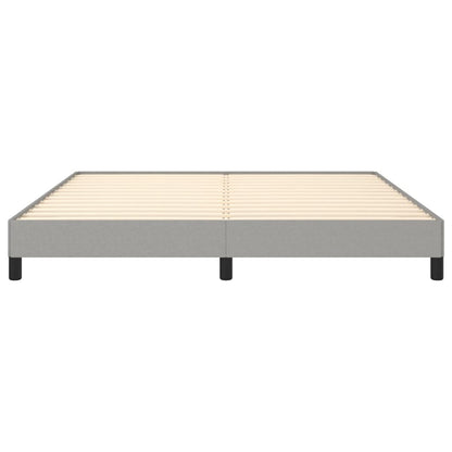 Bedframe Stof Lichtgrijs 160 x 200 cm 25 cm