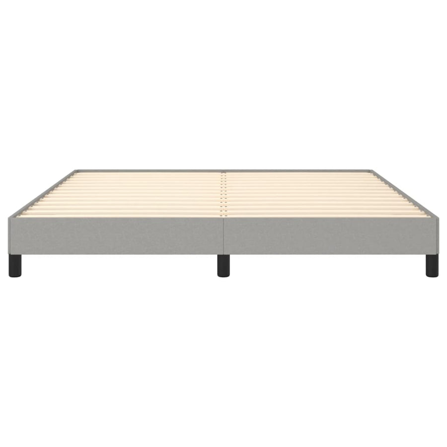 Bedframe Stof Lichtgrijs 160 x 200 cm 25 cm