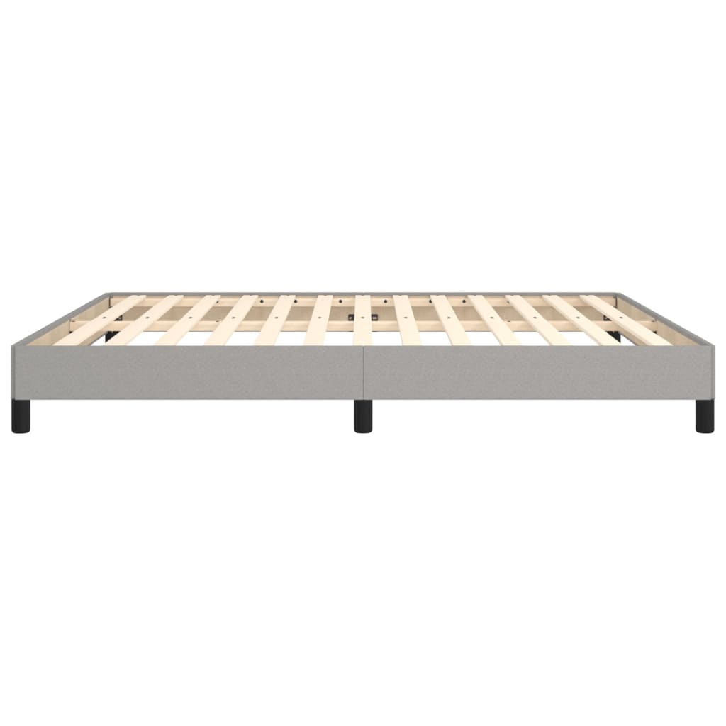 Bedframe Stof Lichtgrijs 160 x 200 cm 25 cm