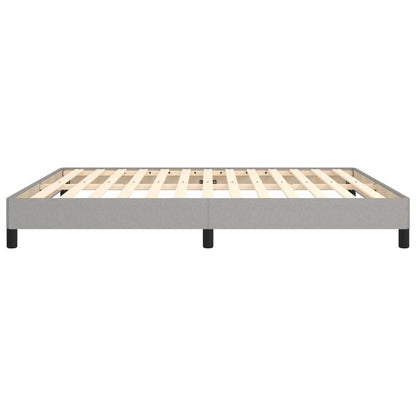 Bedframe Stof Lichtgrijs 160 x 200 cm 25 cm