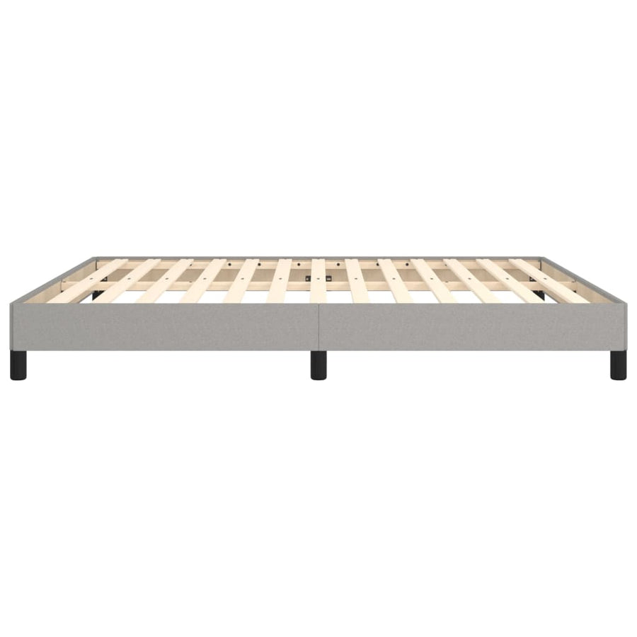 Bedframe Stof Lichtgrijs 160 x 200 cm 25 cm