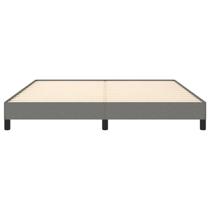 Bedframe Stof Donkergrijs 160 x 200 cm 25 cm