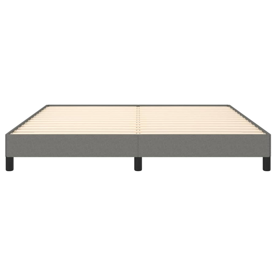 Bedframe Stof Donkergrijs 160 x 200 cm 25 cm