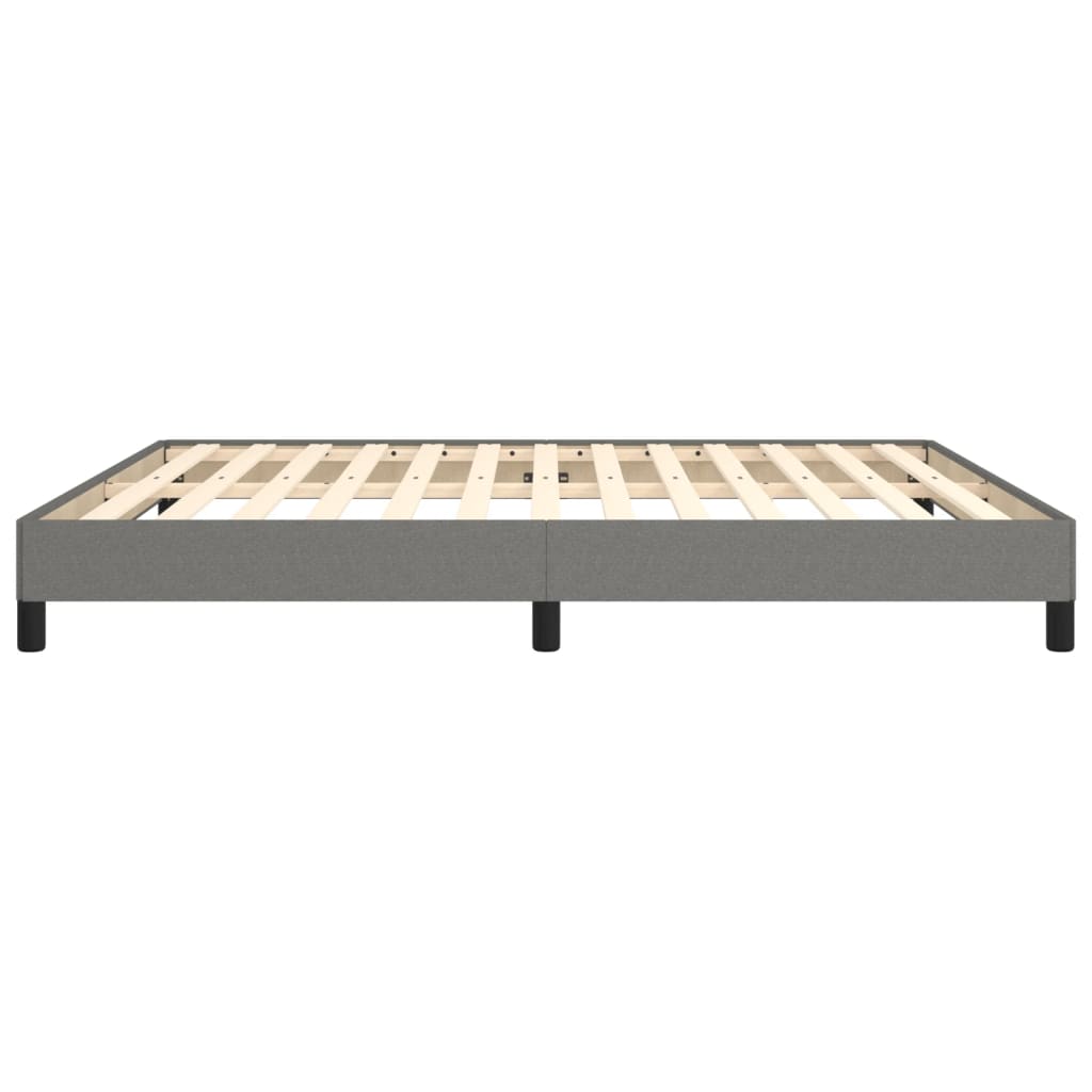 Bedframe Stof Donkergrijs 160 x 200 cm 25 cm