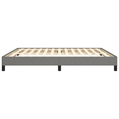 Bedframe Stof Donkergrijs 160 x 200 cm 25 cm