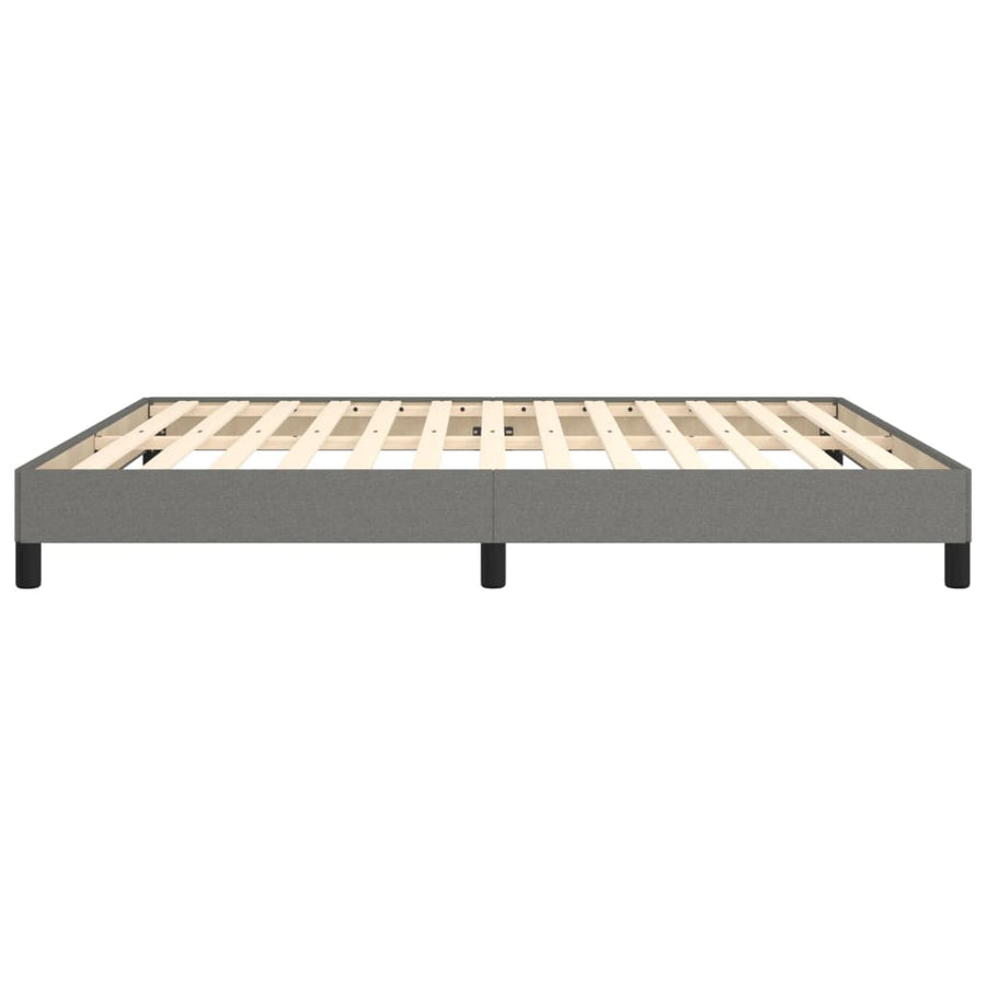 Bedframe Stof Donkergrijs 160 x 200 cm 25 cm