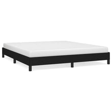 Bedframe Stof Zwart 160 x 200 cm 25 cm