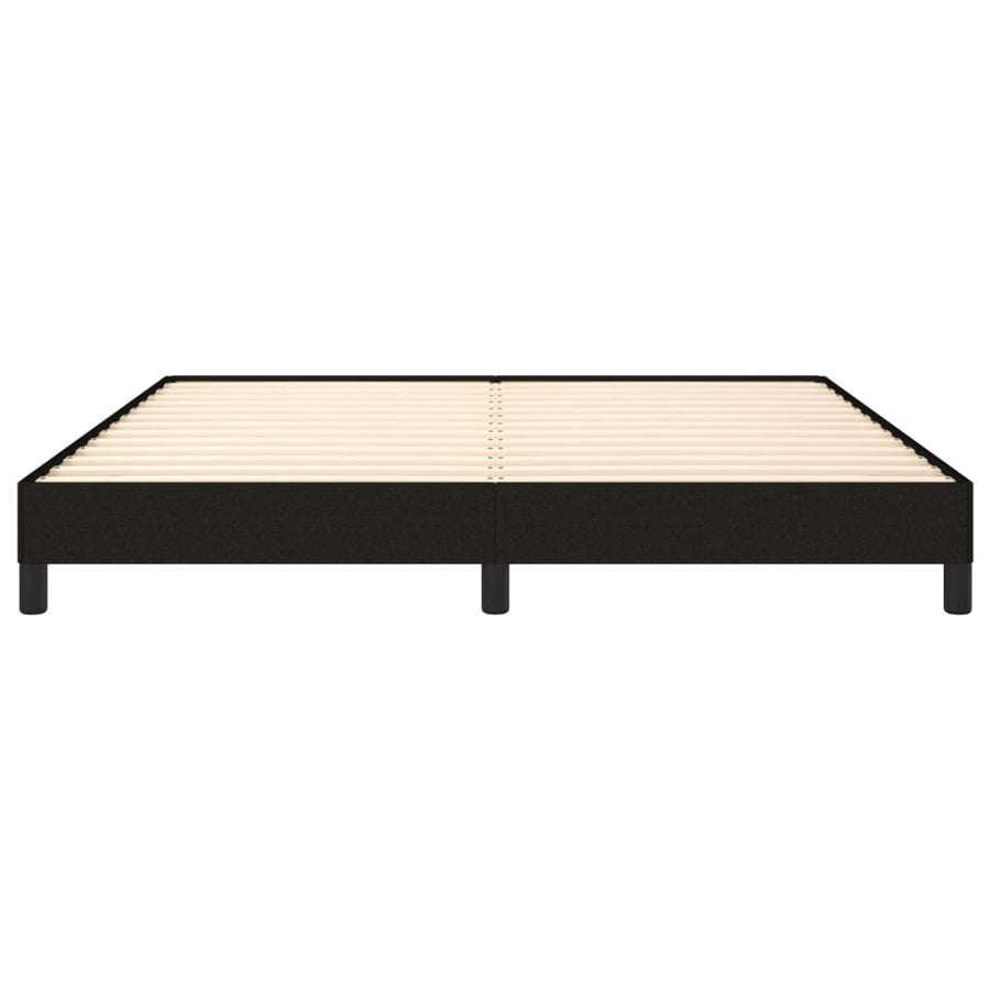 Bedframe Stof Zwart 160 x 200 cm 25 cm