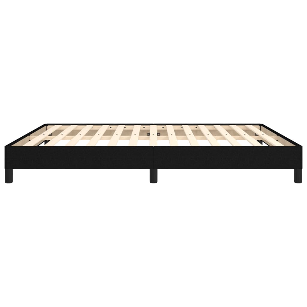Bedframe Stof Zwart 160 x 200 cm 25 cm