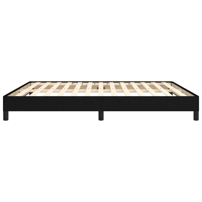 Bedframe Stof Zwart 160 x 200 cm 25 cm