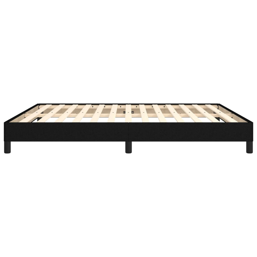 Bedframe Stof Zwart 160 x 200 cm 25 cm