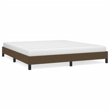Bedframe Stof Donkerbruin 160 x 200 cm 25 cm