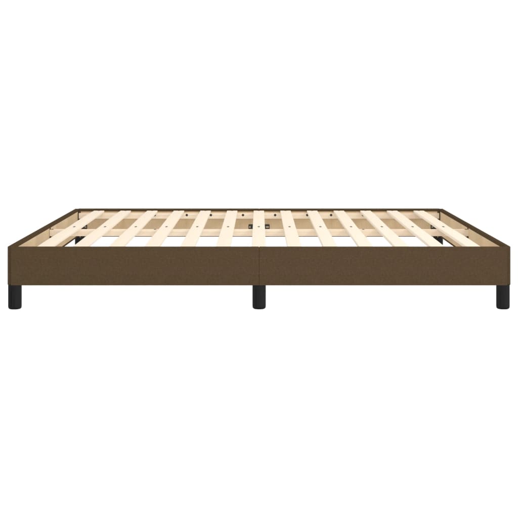 Bedframe Stof Donkerbruin 160 x 200 cm 25 cm