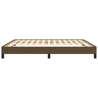 Bedframe Stof Donkerbruin 160 x 200 cm 25 cm