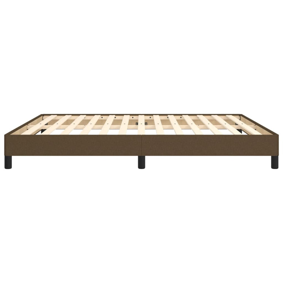 Bedframe Stof Donkerbruin 160 x 200 cm 25 cm
