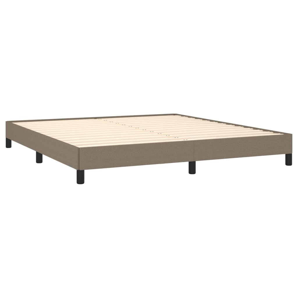 Bedframe Stof Taupe 160 x 200 cm 25 cm