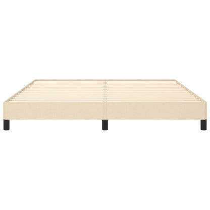 Bedframe Stof Kleurig Crème 160 x 200 cm 25 cm