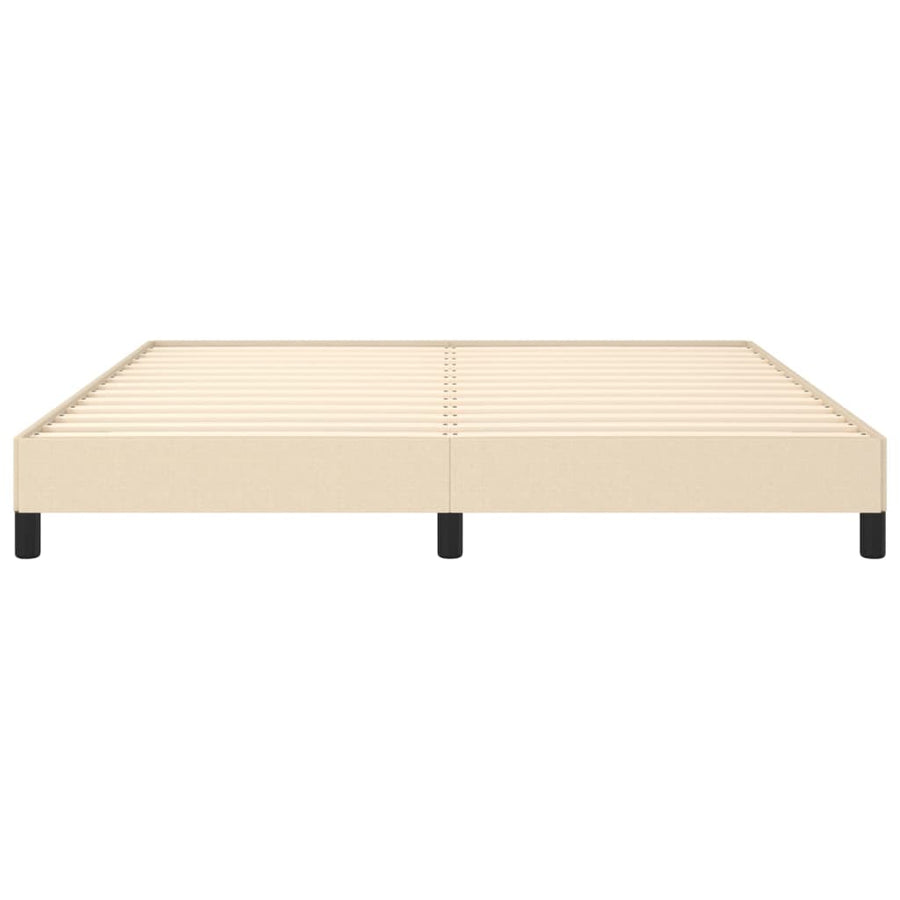 Bedframe Stof Kleurig Crème 160 x 200 cm 25 cm
