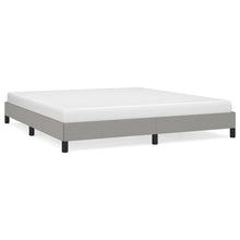 Bedframe Stof Lichtgrijs 180 x 200 cm 25 cm